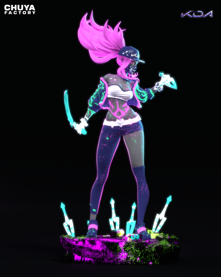Akali K/DA - League of Legends - STL Forge