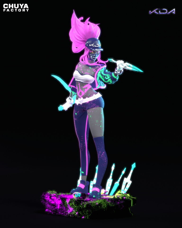 Akali K/DA - League of Legends - STL Forge