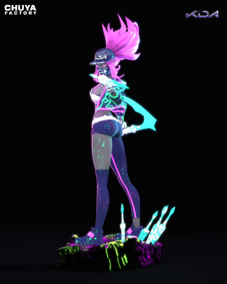 Akali K/DA - League of Legends - STL Forge