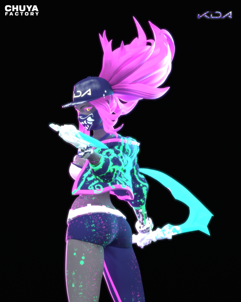 Akali K/DA - League of Legends - STL Forge