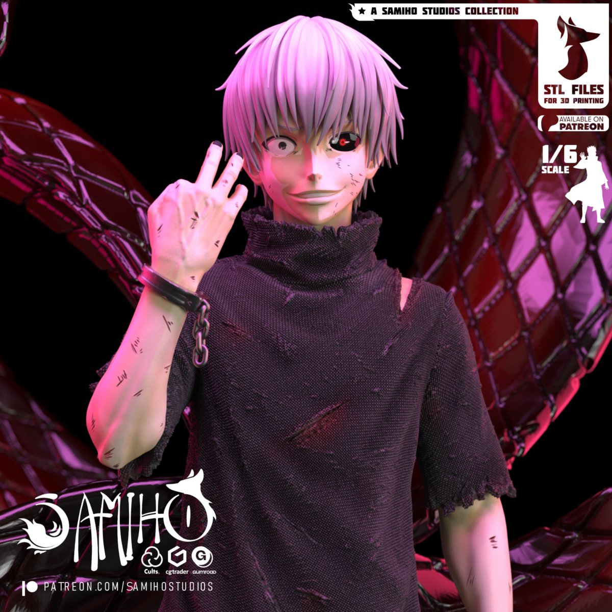 Ken Kaneki de cerca