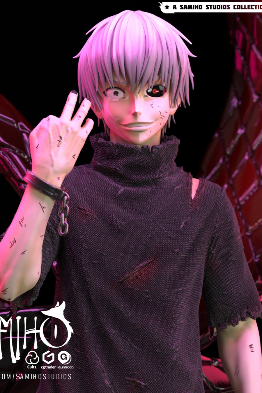 Ken Kaneki de cerca