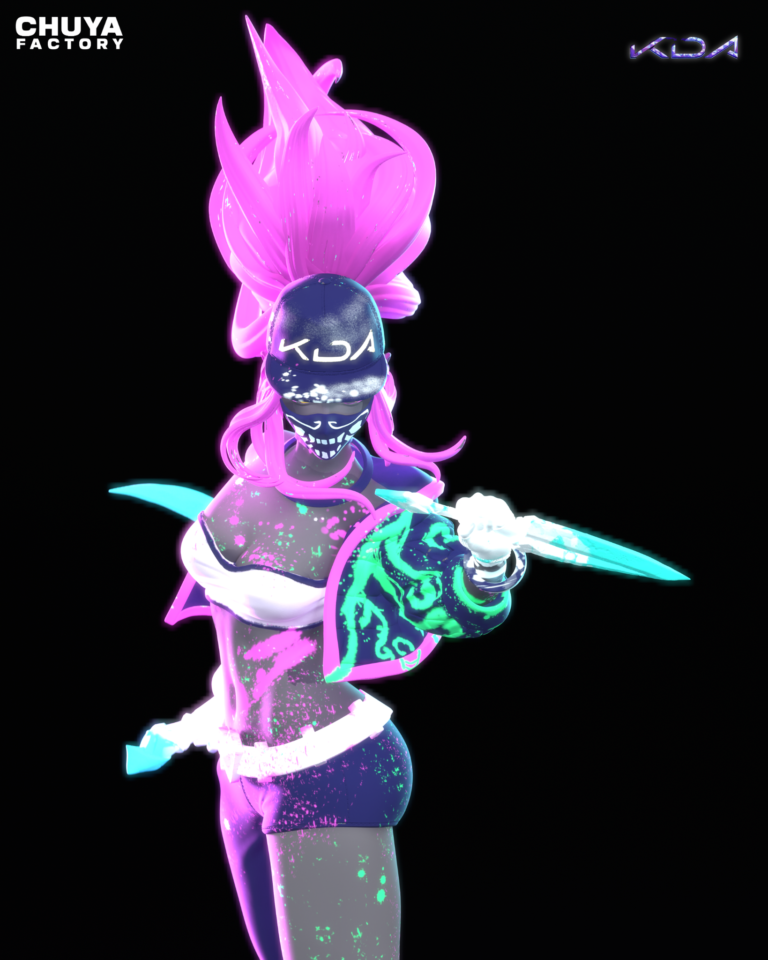 Akali K/DA - League of Legends - STL Forge