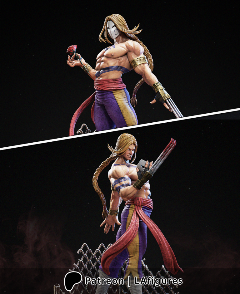 Vega + Busto - Street Fighter - STL Files