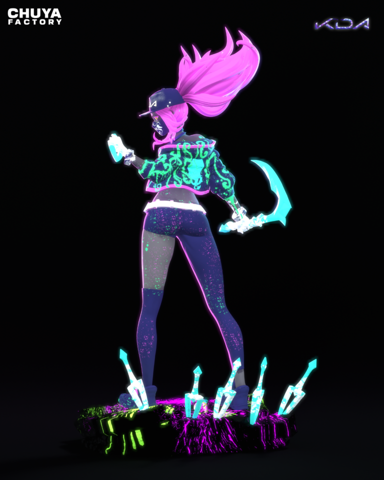 Akali K/DA - League of Legends - STL Forge