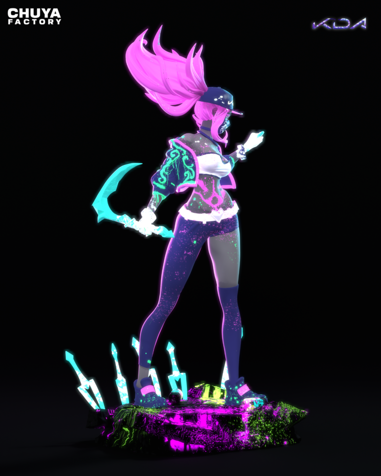 Akali K/DA - League of Legends - STL Forge