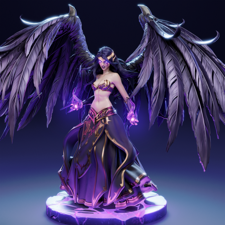 Morgana - League of Legends - STL Files - STL Forge
