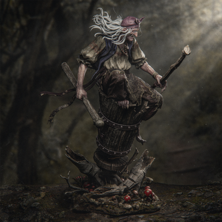 Baba Yaga STL - Fantasy