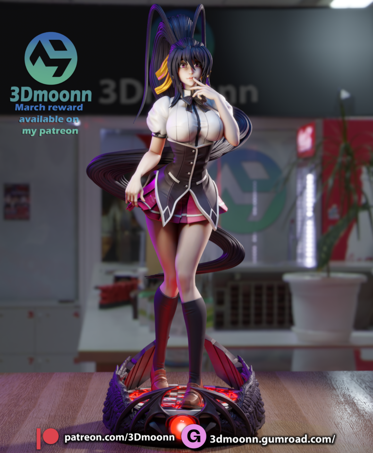 Akeno Himejima + NSFW + Extras - High School DxD - STL Files