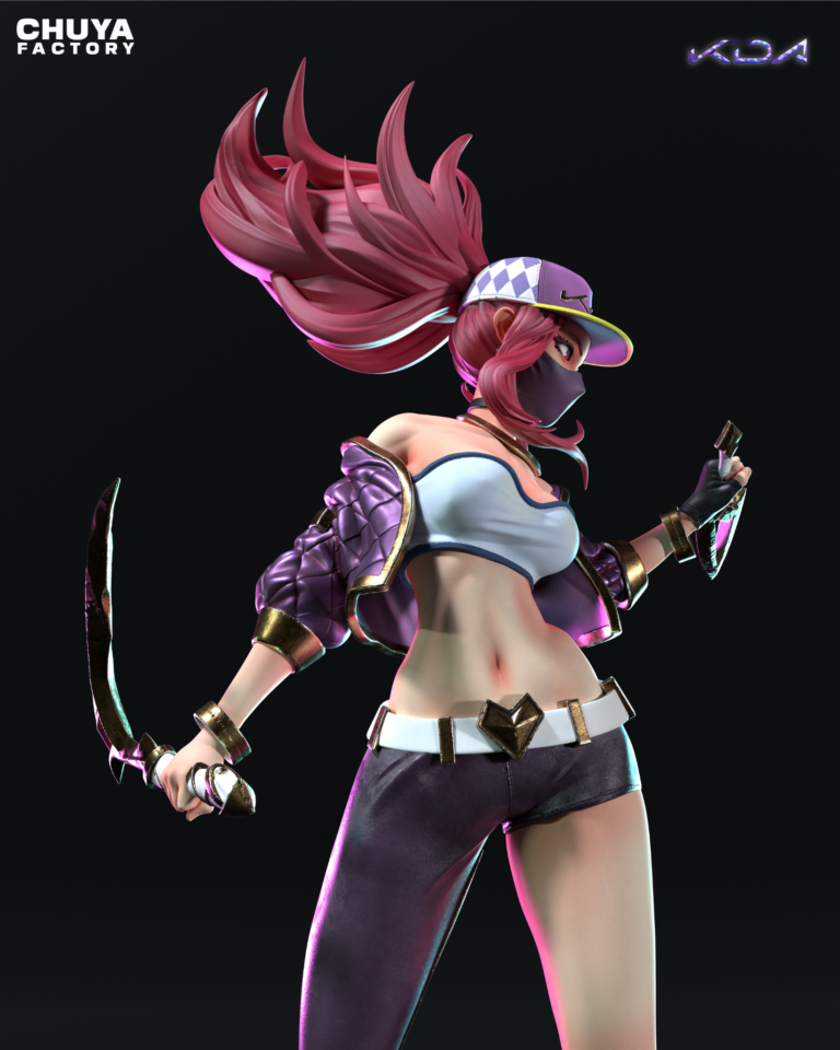 Akali K/DA - League of Legends - STL Forge