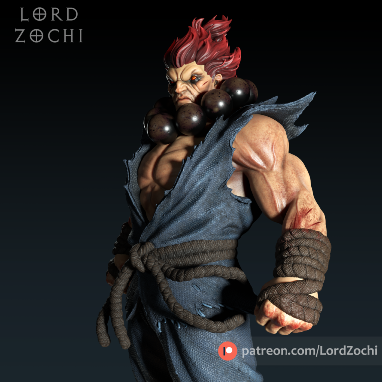 Akuma - Street Fighter - STL Files - STL Forge