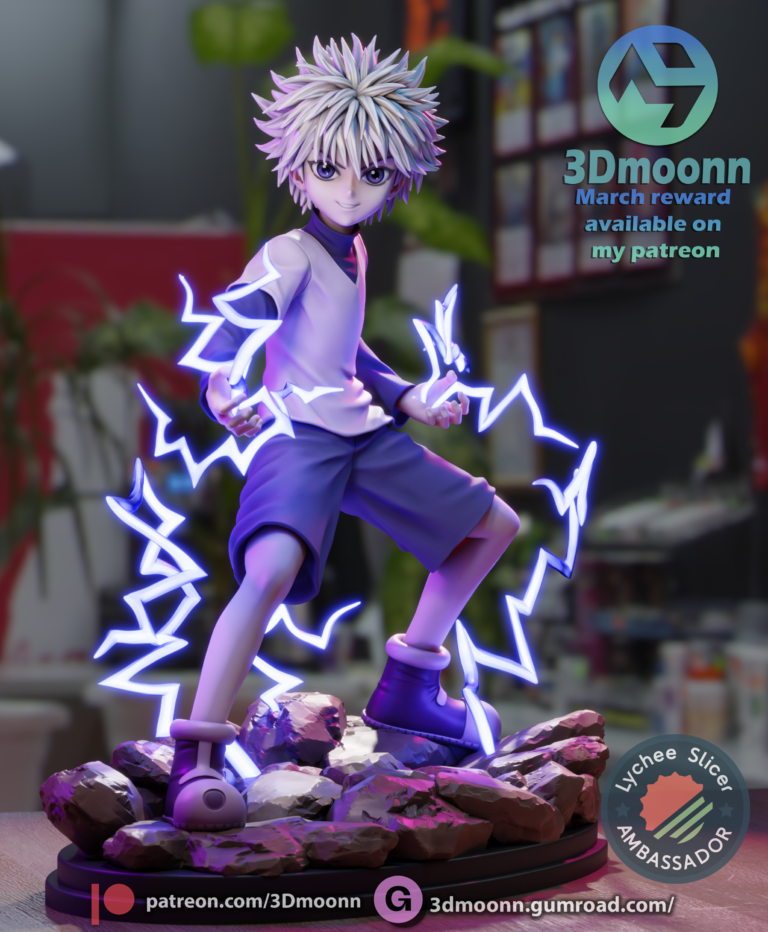 Killua Zoldyck - Hunter x Hunter - STL Forge