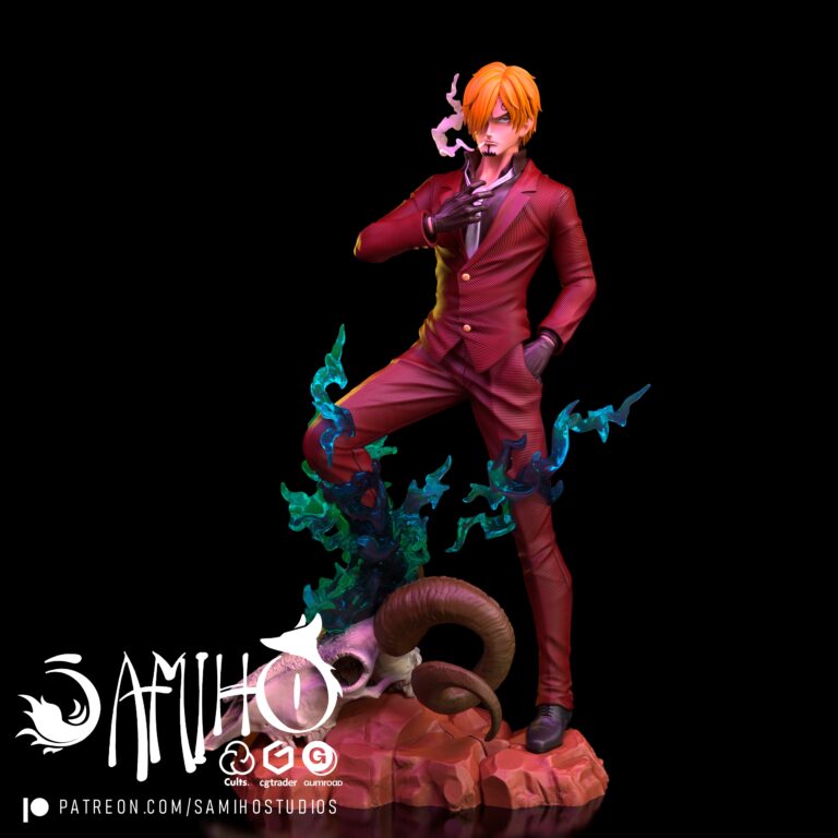 Sanji 2 - One Piece - STL Files - STL Forge