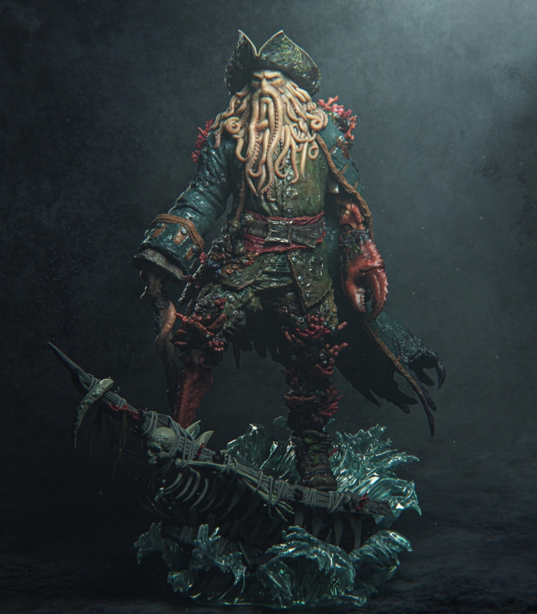 Davy Jones 2 - Piratas del Caribe - STL Files