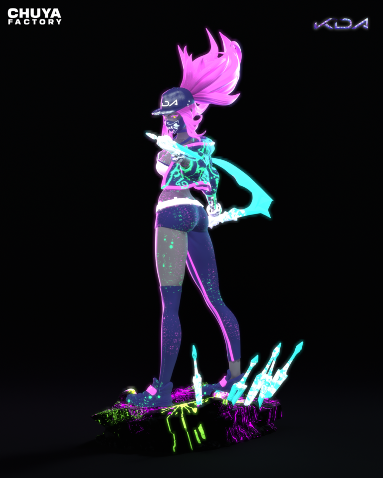 Akali K/DA - League of Legends - STL Forge