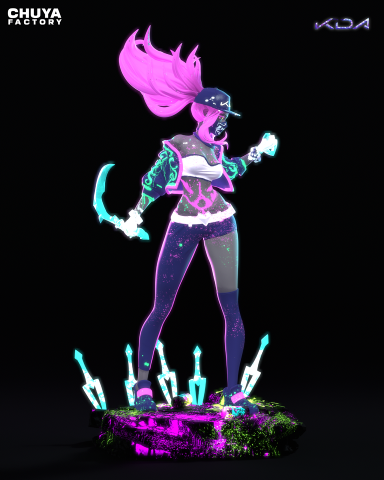 Akali K/DA - League of Legends - STL Forge