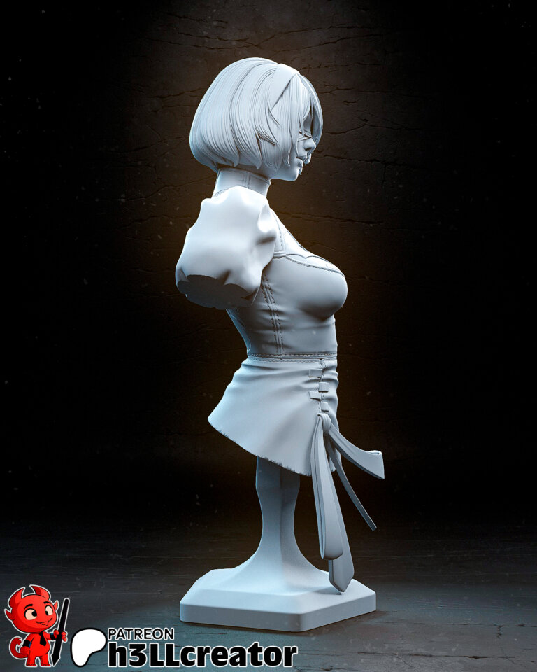 2B 3 + Bust - Nier - STL Files - STL Forge