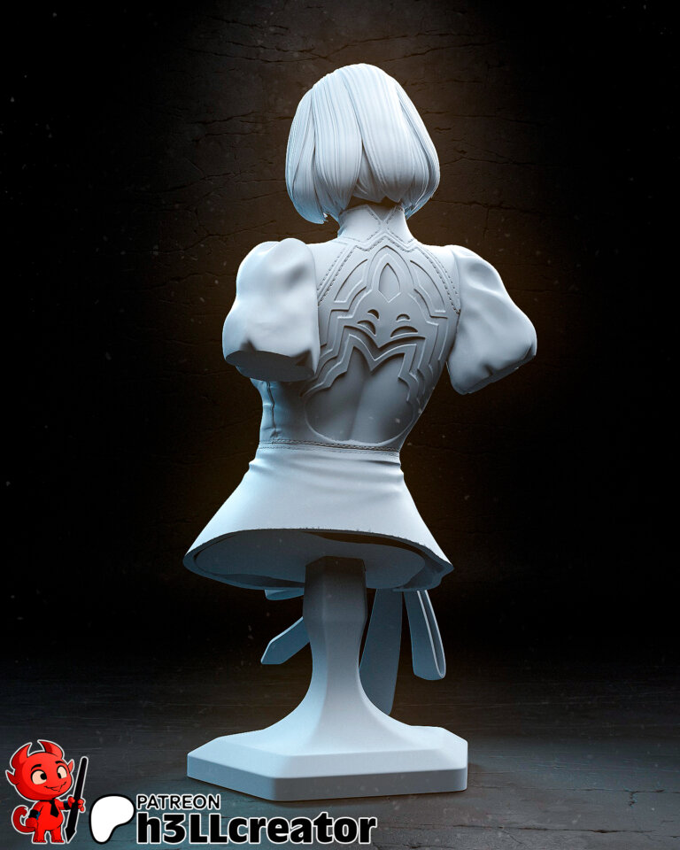 2B 3 + Bust - Nier - STL Files - STL Forge