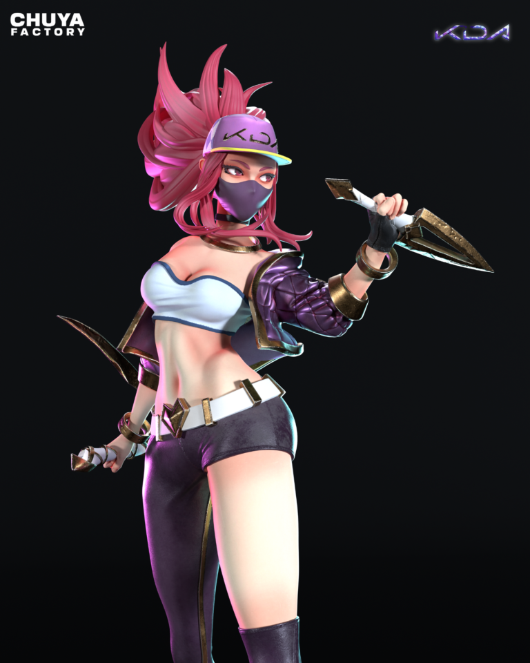 Akali K/DA - League of Legends - STL Forge