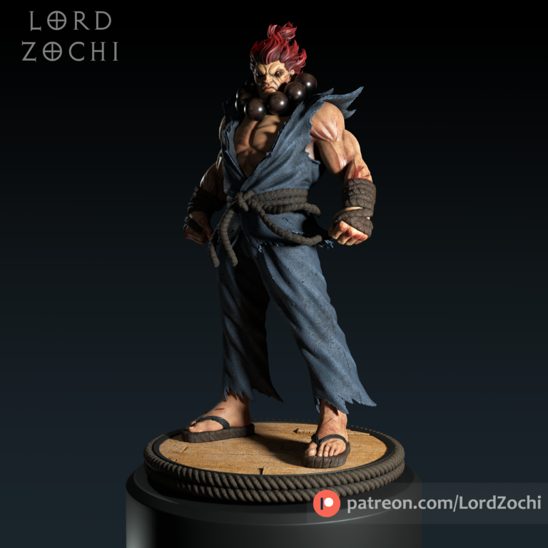 Akuma - Street Fighter - STL Files - STL Forge