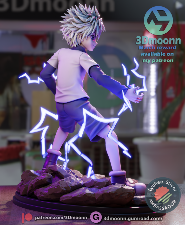 Killua Zoldyck - Hunter x Hunter - STL Forge