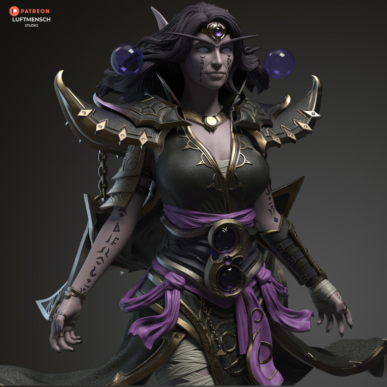 Xal'atath - Warcraft - STL Files - STL Forge