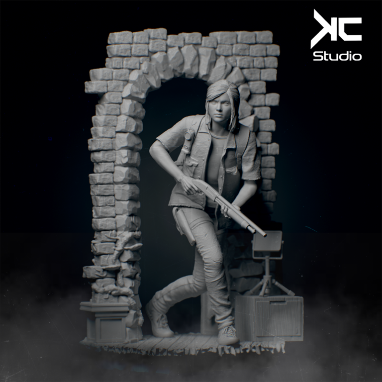Ellie Williams + Bust - The Last of Us - STL Files