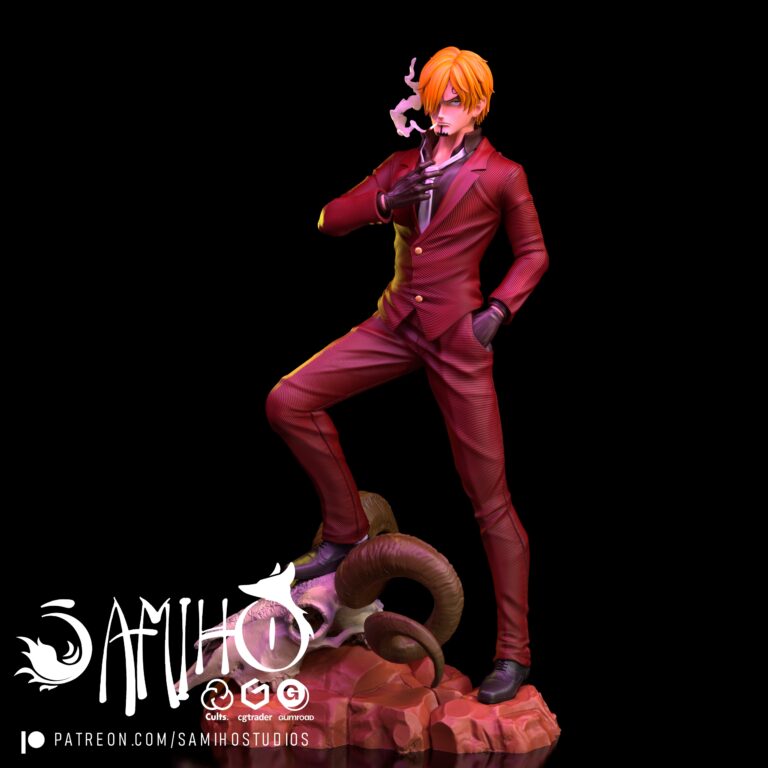 Sanji 2 - One Piece - STL Files - STL Forge