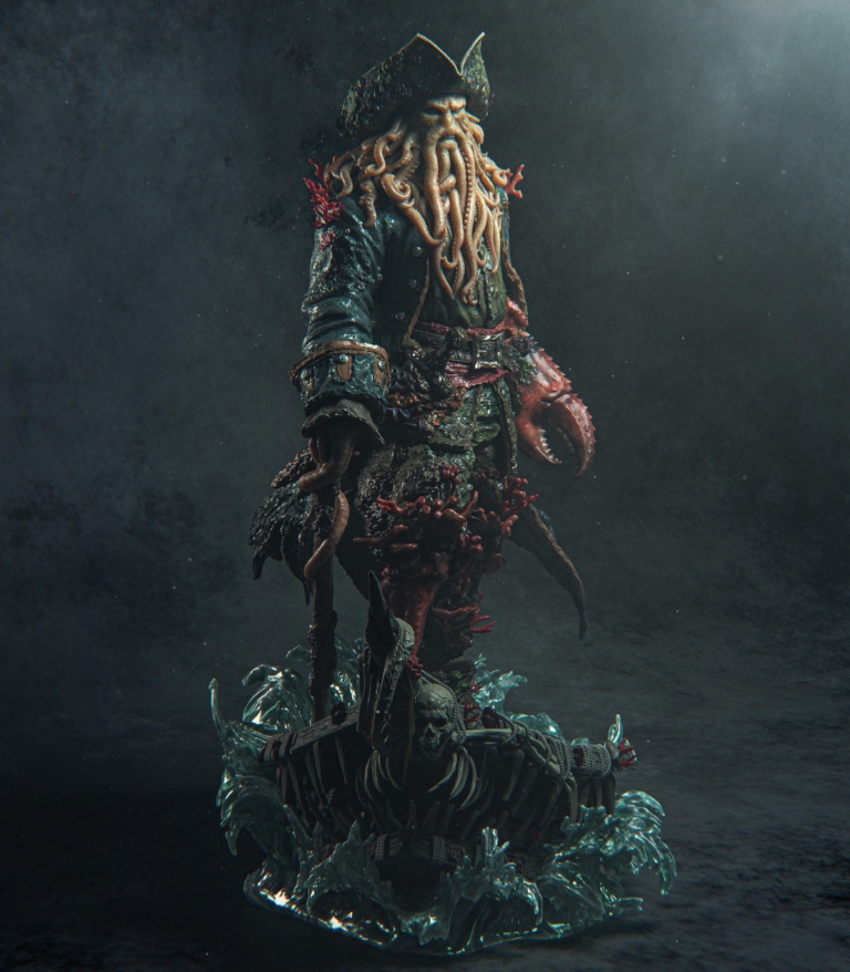 Davy Jones 2 - Piratas del Caribe - STL Files