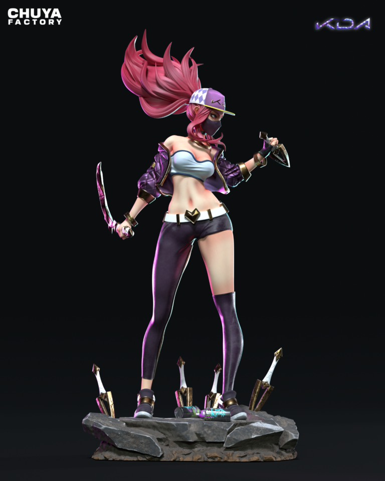 Akali K/DA - League of Legends - STL Forge