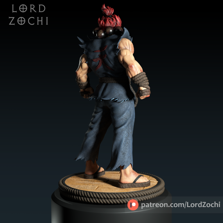 Akuma - Street Fighter - STL Files - STL Forge