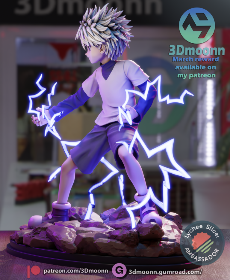 Killua Zoldyck - Hunter x Hunter - STL Forge