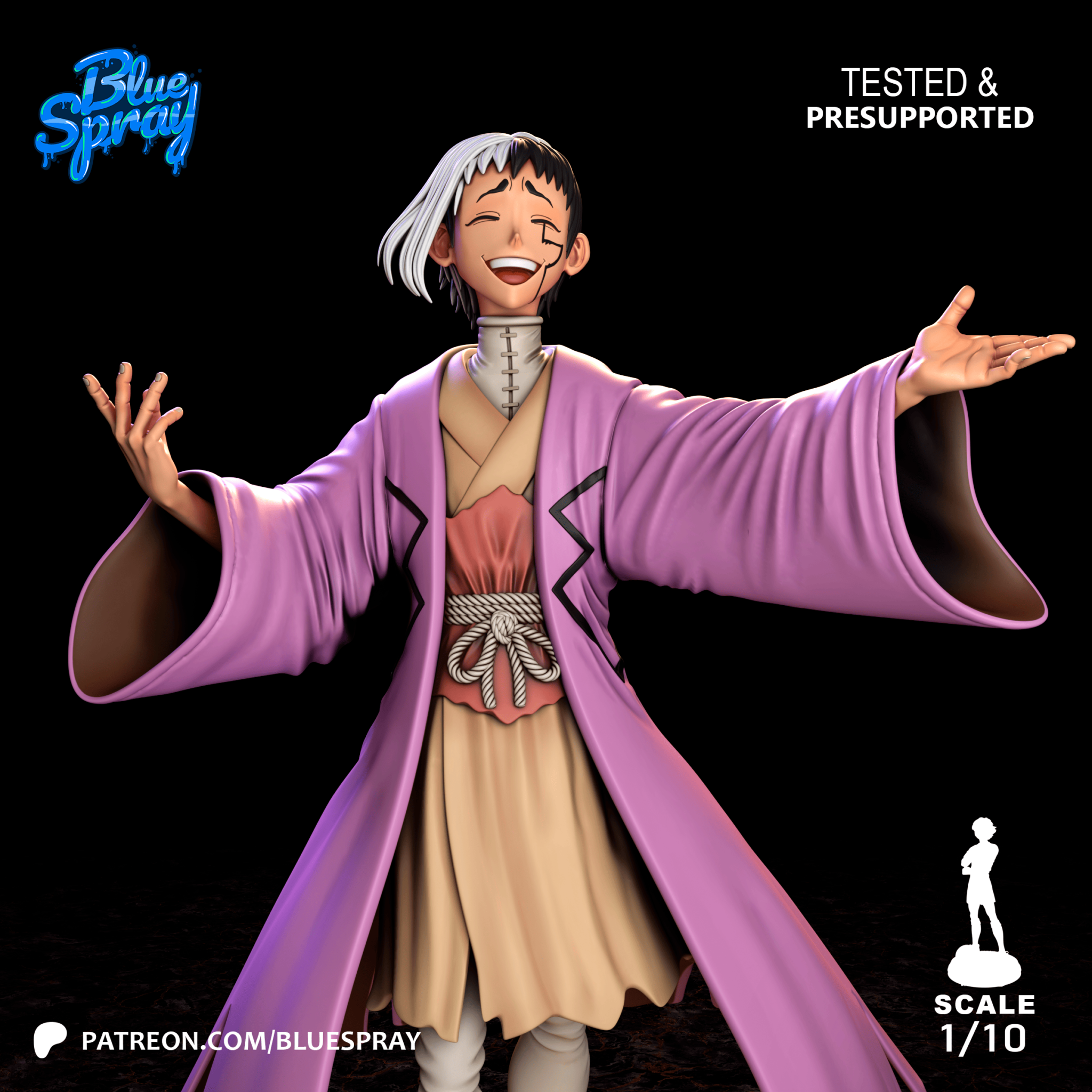 Gen Asagiri - Dr Stone - STL Files - STL Forge