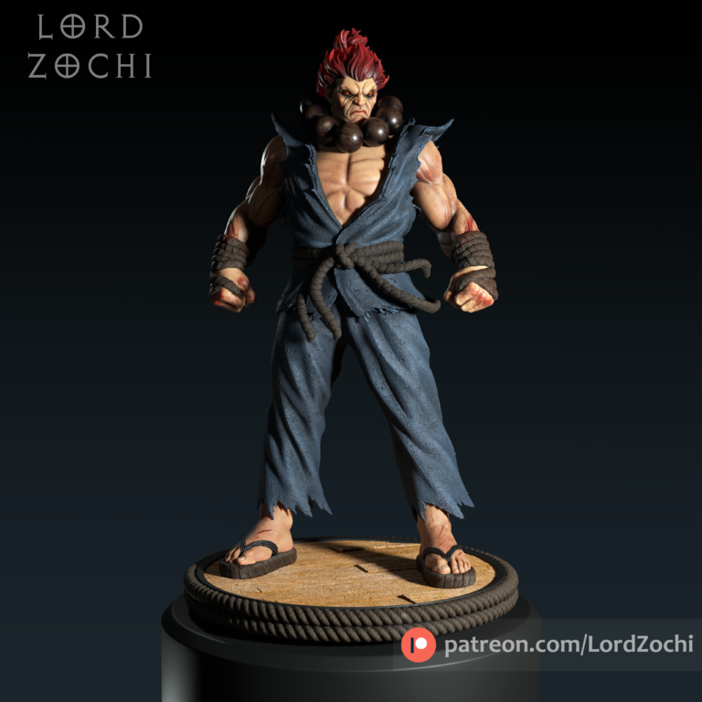 Akuma - Street Fighter - STL Files - STL Forge