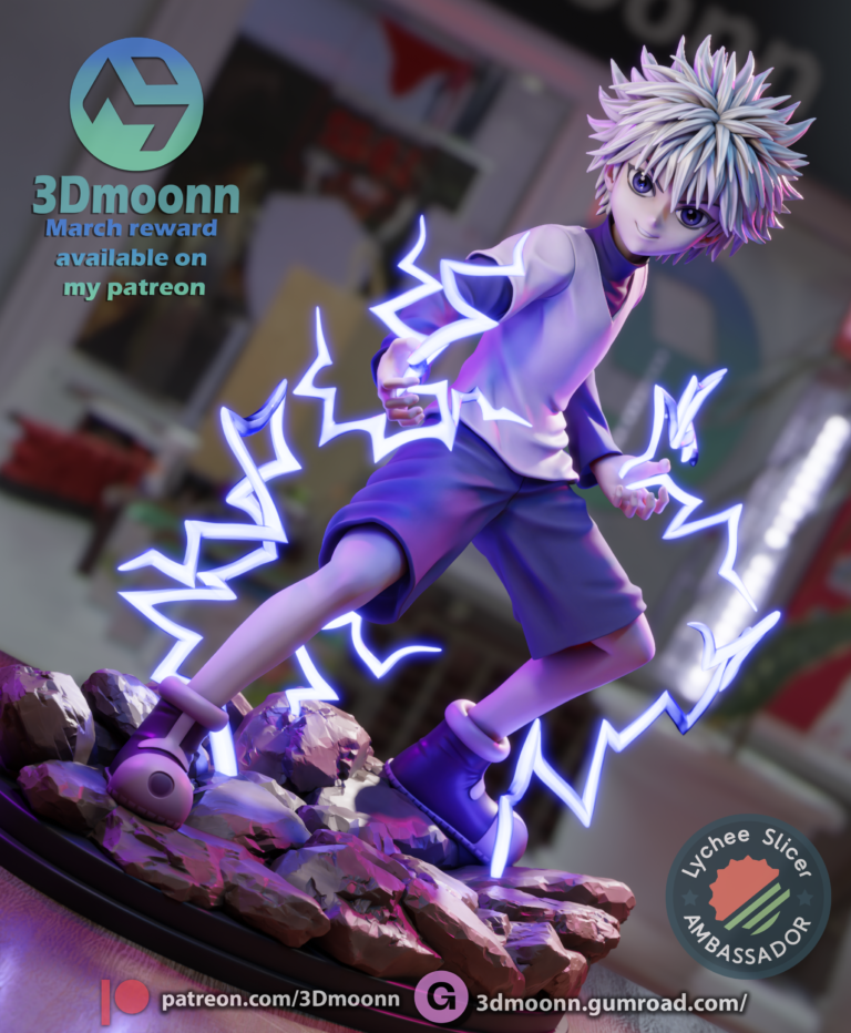 Killua Zoldyck - Hunter x Hunter - STL Forge