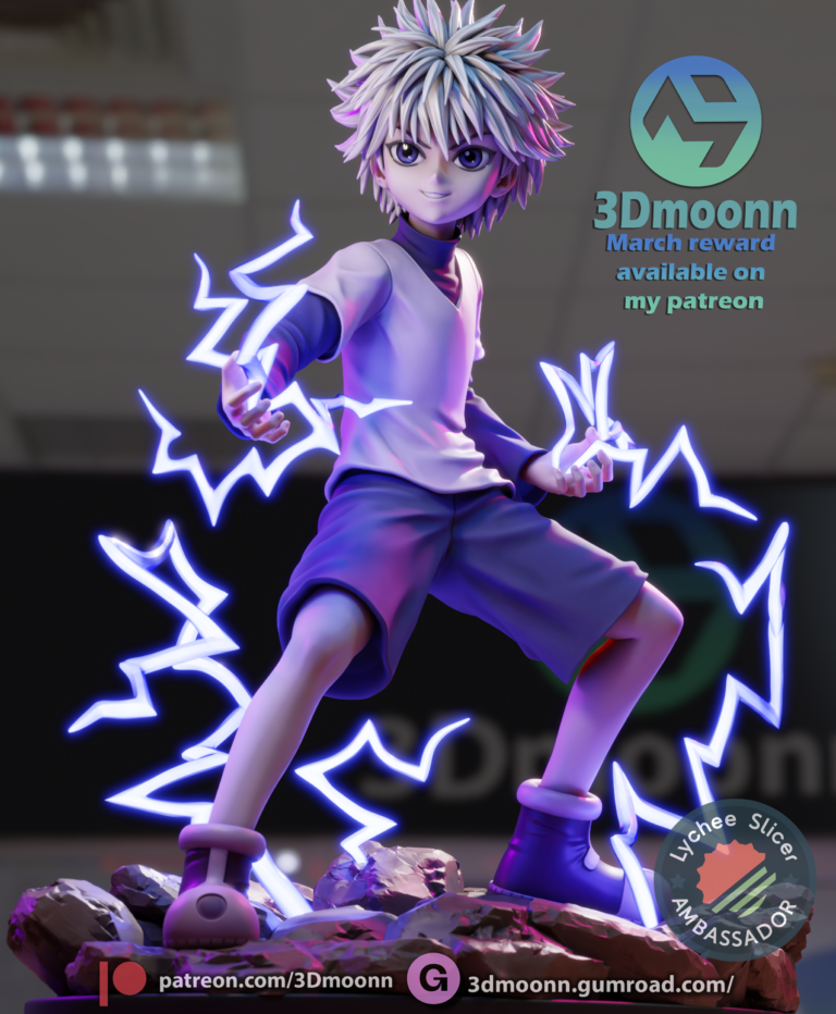 Killua Zoldyck - Hunter x Hunter - STL Forge