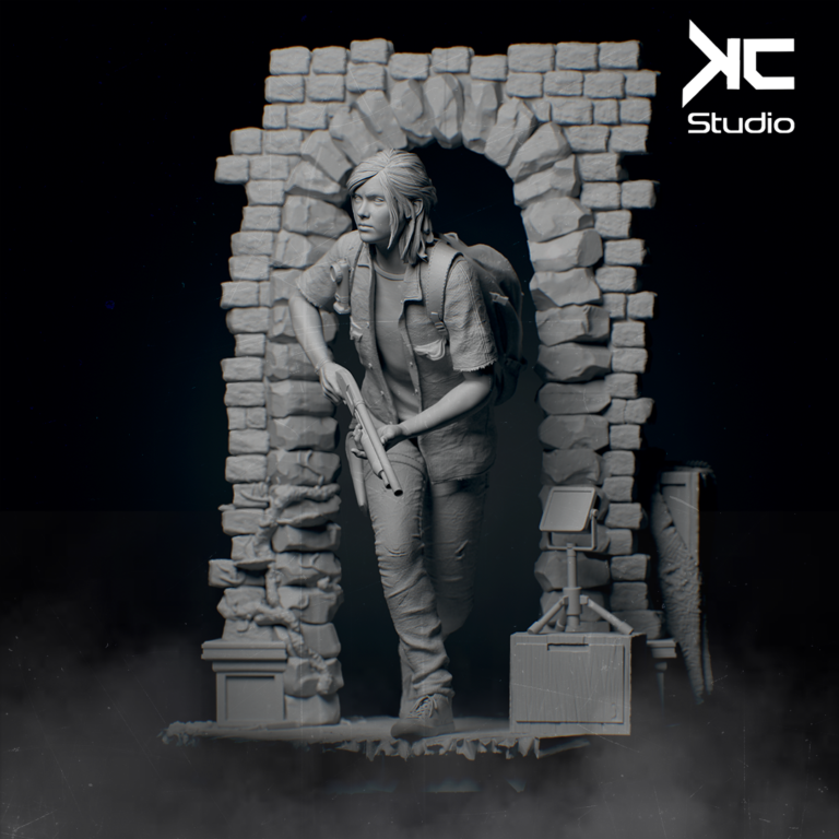 Ellie Williams + Bust - The Last of Us - STL Files