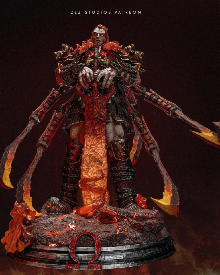 Ares + Busto - God of War - STL Files