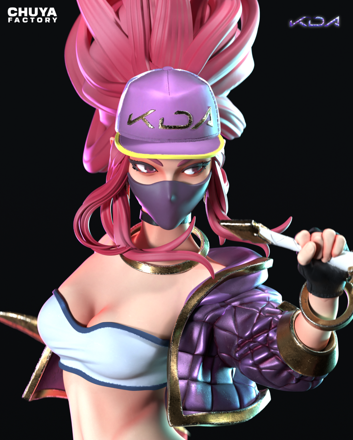 Akali KDA de cerca