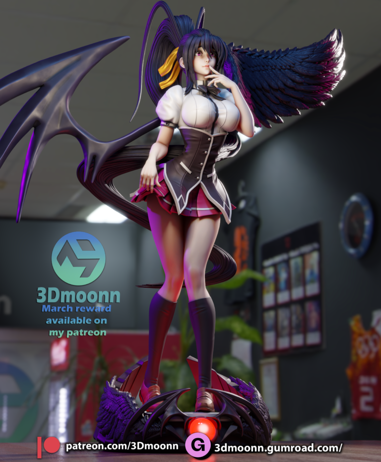 Akeno Himejima + NSFW + Extras - High School DxD - STL Files
