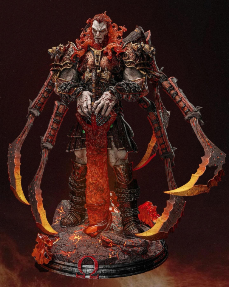 Ares + Busto - God of War - STL Files