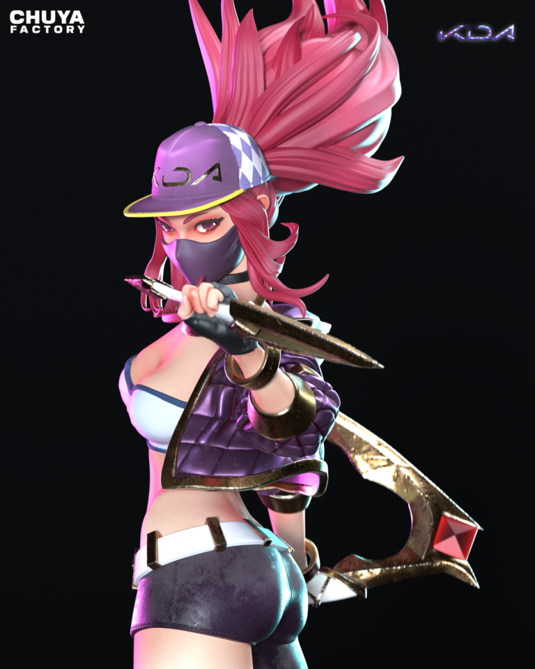 Akali K/DA - League of Legends - STL Forge