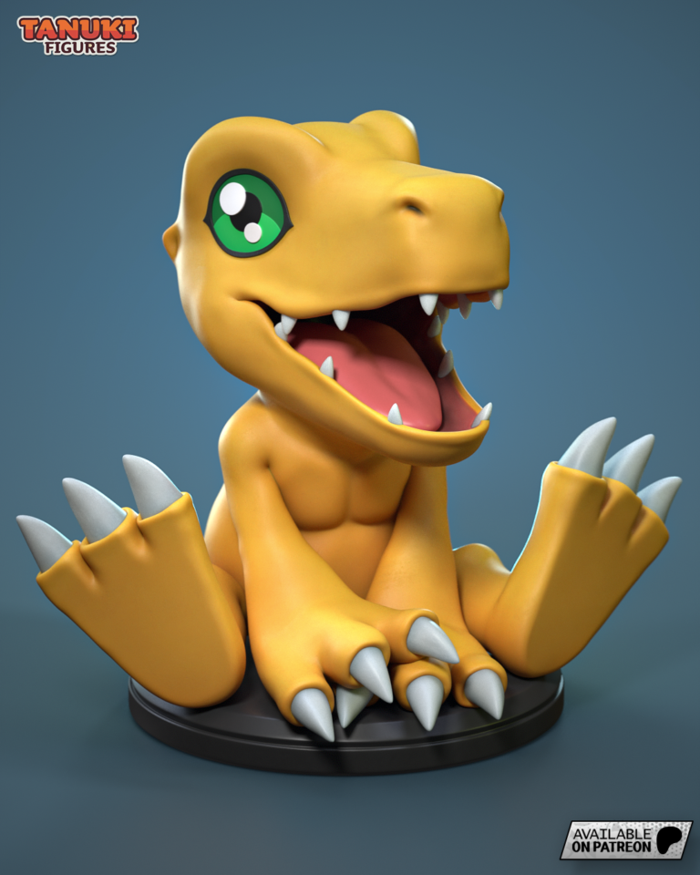 Agumon - Digimon - STL Files - STL Forge