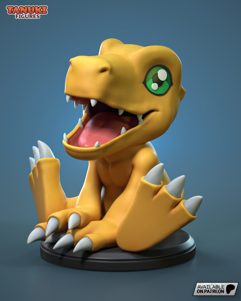 Agumon - Digimon - STL Files - STL Forge