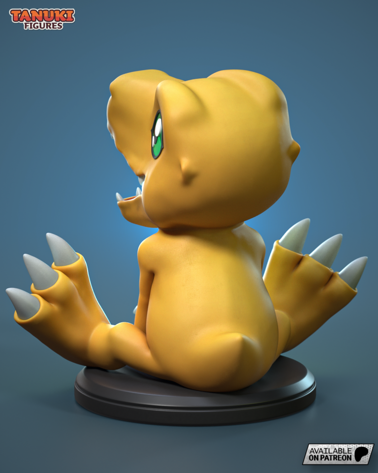 Agumon - Digimon - STL Files - STL Forge