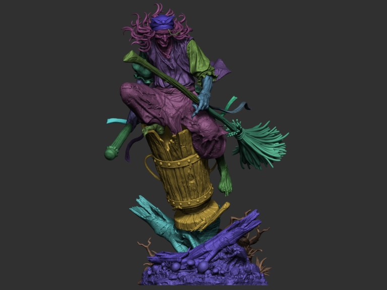 Baba Yaga STL - Fantasy