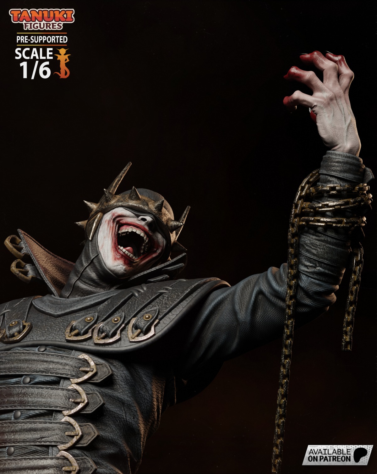 Batman Who Laughs de cerca