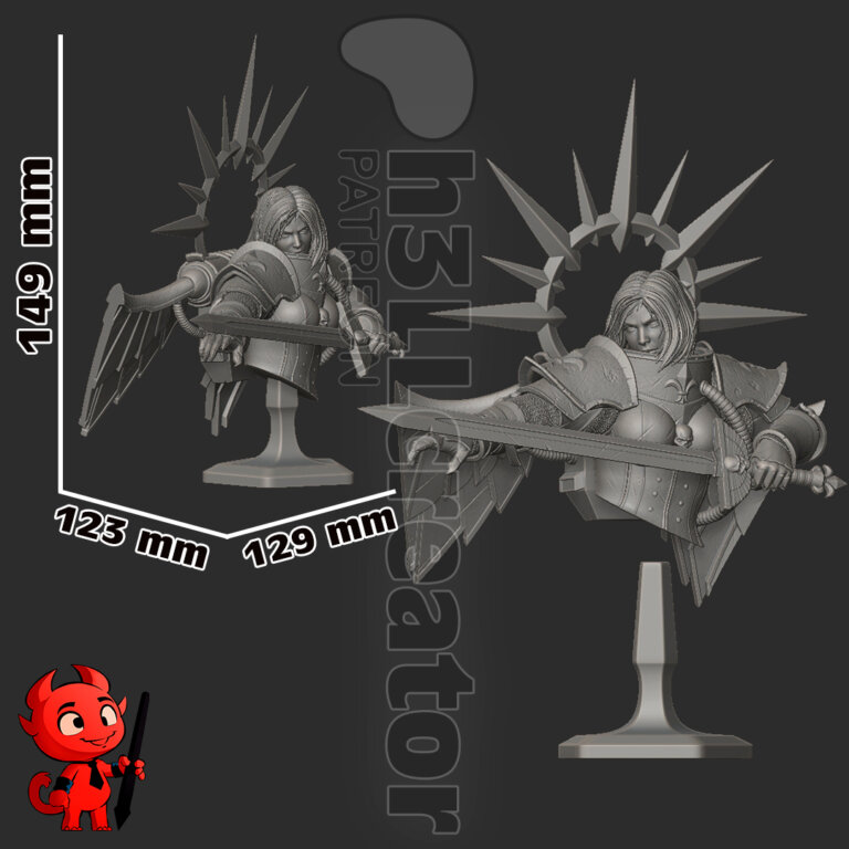 Saint Celestine + Busto - Warhammer 40K - STL Files