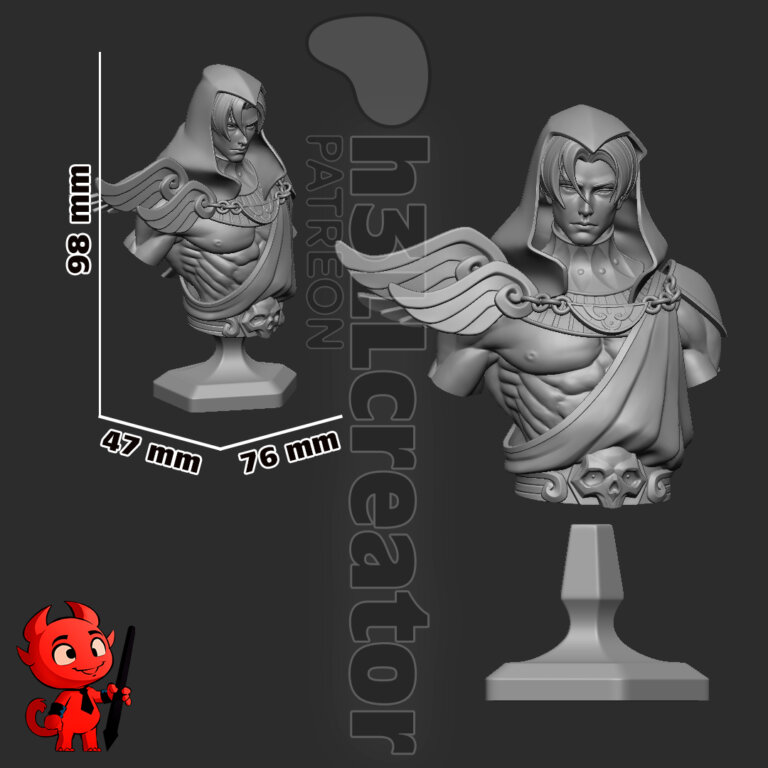 Thanatos + Busto - Hades - STL Files - STL Forge