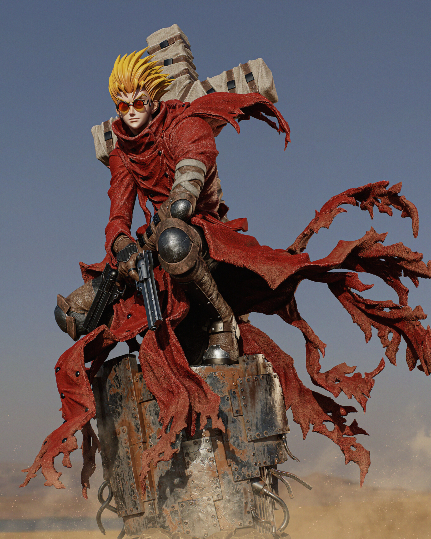 Vash Estampida - Trigun - STL Files - STL Forge